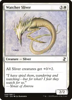 WATCHER SLIVER X 4 N/M TIME SPIRAL: REMASTERED MAGIC THE GATERING - Image 1