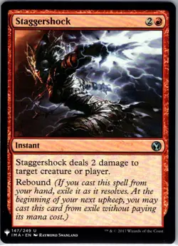 Staggershock - 147 - The List Reprints - Magic MTG - NM - B3G1 - Image 1