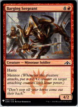 Barging Sergeant - 92 - The List Reprints - Magic MTG - NM - B3G1 - Image 1