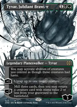 Foil - Tyvar, Jubilant Brawler (Borderless) - 344 / NM / English MTG - Image 1