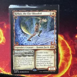 Kellan, the Fae-Blooded (Showcase) MTG Wilds of Eldraine (WOE) (NM) - Image 1