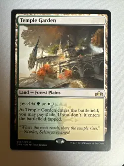 MTG Temple Garden Guilds of Ravnica 258/259 Regular Rare NM - Image 1