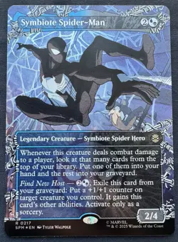 Symbiote Spider-Man (Borderless) Marvel's Spider-Man Foil - Image 1
