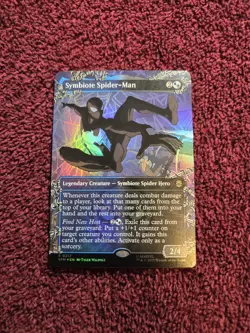 Symbiote Spider-Man 0217 Foil Borderless Marvels Spider-Man - Image 1