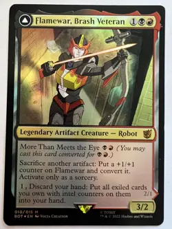 Flamewar, Brash Veteran / Flamewar, Streetwise Operative - FOIL - MTG - NM - Image 1