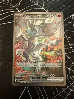 2025 Pokemon SV: WHT EN-White Flare #166/086 Reshiram ex Pack Fresh 10 - Image 1