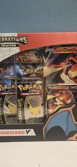 Pokemon 25th Annivers Celebrations Lance's Charizard V Collection 820650809392 - Image 3