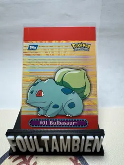 Bulbasaur- Pop-Up 1 of 10-Pokemon TV Animation 3-Topps 2000-N MINT/MINT - Image 1