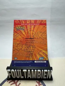 Tracey- Pop-Up 3 of 10-Pokemon TV Animation 3-Topps 2000 LP Blue Logo - Image 2