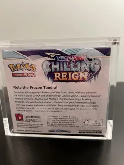 Pokemon Sword & Shield CHILLING REIGN Booster Box New Sealed & Acrylic Case - Image 2