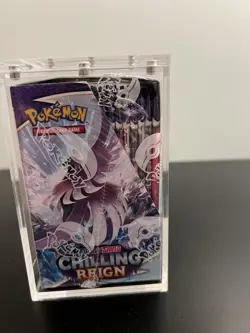 Pokemon Sword & Shield CHILLING REIGN Booster Box New Sealed & Acrylic Case - Image 4