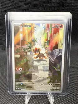 Pokemon 2025 Mega Evolution Litleo 139/132 Illustration Rare Near Mint - Image 1