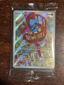 2025 Pokemon Center Mega Evolution Riolu Stamped Promo 010 Free Shipping - Image 1