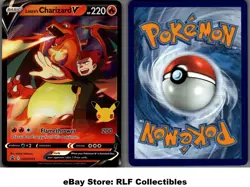 2021 Pokemon, Sword & Shield Promos, #SWSH133 Lance's Charizard V, Promo - Image 1