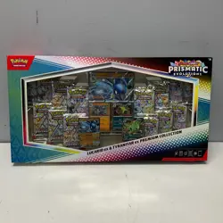 Pokemon TCG SV Prismatic Evolutions Lucario EX & Tyranitar EX Premium Collection - Image 1