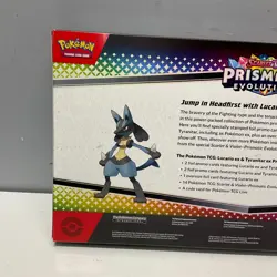 Pokemon TCG SV Prismatic Evolutions Lucario EX & Tyranitar EX Premium Collection - Image 5
