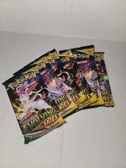 Complete set of Packs, plus 2 extra! 6 Pokemon TCG Evolving Skies Booster Packs - Image 2
