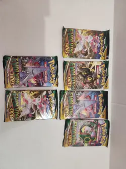 Complete set of Packs, plus 2 extra! 6 Pokemon TCG Evolving Skies Booster Packs - Image 4