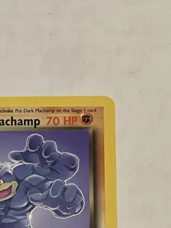 VTG Pokemon TCG Dark Machamp 27/82 1st Edition Team Rocket Non-Holo WOTC LOOK!! - Image 5