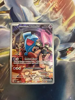 Team Rocket's Wobbuffet SVP 203 Pokemon Center Exclusive Promo - Image 1