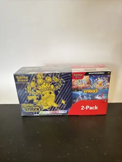 Pokemon Surging Sparks ETB + Booster Bundle Costco 2-pack Sealed - Image 4