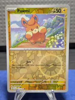 Pokemon TCG Pawmi 073/198 Sv01: Scarlet & Violet Base Set Reverse Holo - Image 1