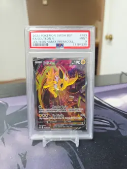 Pokemon Jolteon V VMAX Premium Coll. Full Alt Art Promo SWSH183 PSA 9 Mint - Image 1