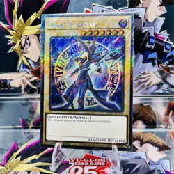 Yugioh Dark Magician (8th Art) RA04-EN106 Platinum Secret Rare Near Mint - Image 1