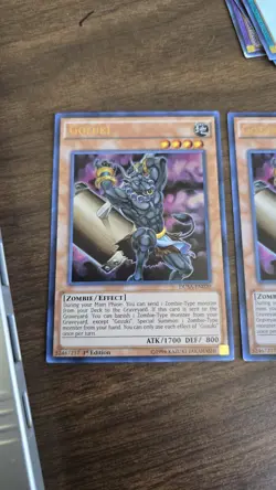 Gozuki 3x Ultra Rare Yugioh DUSA-EN020 (1 NM, 2 LP~NM) - Image 2