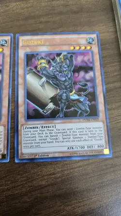 Gozuki 3x Ultra Rare Yugioh DUSA-EN020 (1 NM, 2 LP~NM) - Image 4
