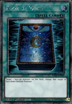 Book Of Moon - Platinum Secret Rare 1st Edition RA02-EN050 - NM - YuGiOh - Image 1