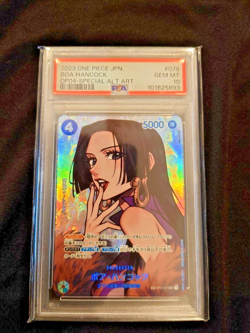 PSA10 Boa Hancock Special Alt Art #078 One Piece Card Game SP 5000 Power Japan - Image 1
