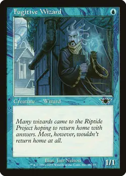 FUGITIVE WIZARD - Legions - MTG Magic the Gathering Card - Common - Image 1