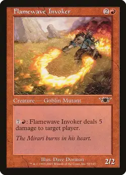 FLAMEWAVE INVOKER - Legions - MTG Magic the Gathering Card - Common - Image 1
