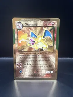 Pokemon Celebrations Gold Metal Charizard Card 4/102 Ultra Premium Collection - Image 2