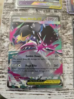 Mega Mawile EX Pokemon Card 270 HP Holo Rare 094/132 NM Mega Evolution - Image 1