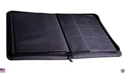TopDeck Pro 500 Card Zip Binder - Black Portfolio with 9-Pocket Sleeves for TCGs - Image 3