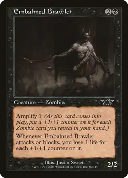 EMBALMED BRAWLER - Legions - MTG Magic the Gathering Card - Common - Image 1
