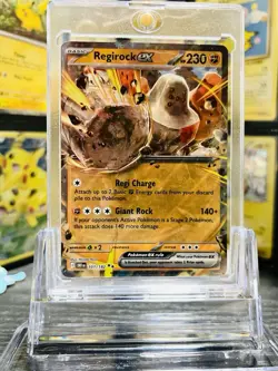 Regirock EX 101/182 Rare Holo Pokemon Card Near Mint Condition Never Played - Image 1