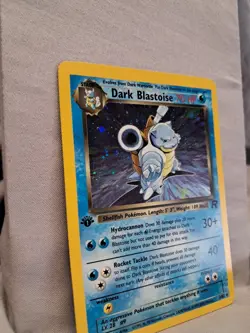 Pokemon 1999-2000 1st Edition Dark Blastoise 3/82 Team Rocket Holo Raw Card - Image 3