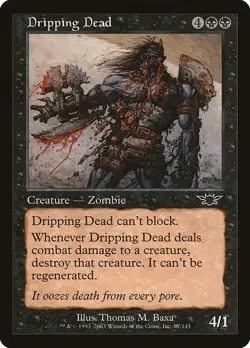 DRIPPING DEAD - Legions - MTG Magic the Gathering Card - Common - Image 1