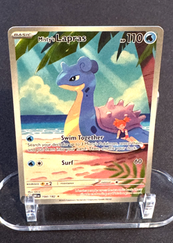 Misty's Lapras 194/182 Sv10: Destined Rivals Holo Pokemon Card NM - Image 1