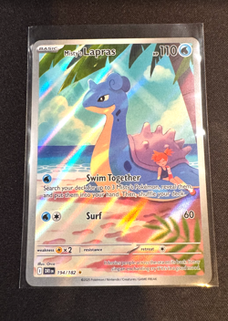 Misty's Lapras 194/182 Sv10: Destined Rivals Holo Pokemon Card NM - Image 3