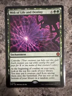Web of Life and Destiny #122 | Near Mint | Marvel's Spider-Man Magic MTG - Image 1