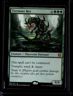 Tyyrranax Rex - 189 - Foil - ONE - NM - MTG Magic the Gathering - Image 1