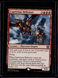 Capricious Hellraiser - 125 - ONE - NM - MTG Magic the Gathering - Image 1