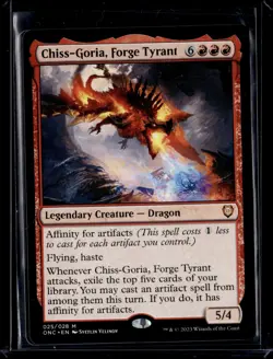 Chiss-Goria, Forge Tyrant - 25 - ONC - NM - MTG Magic the Gathering - Image 1