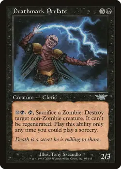 DEATHMARK PRELATE - Legions - MTG Magic the Gathering Card - Uncommon - Image 1