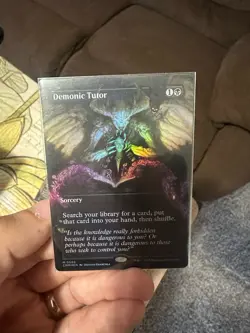 Demonic tutor, Vampiric Tutor, Imperial Seal Borderless Foils MTG - Image 2
