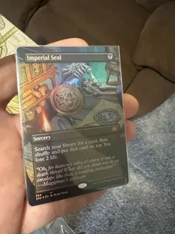 Demonic tutor, Vampiric Tutor, Imperial Seal Borderless Foils MTG - Image 3